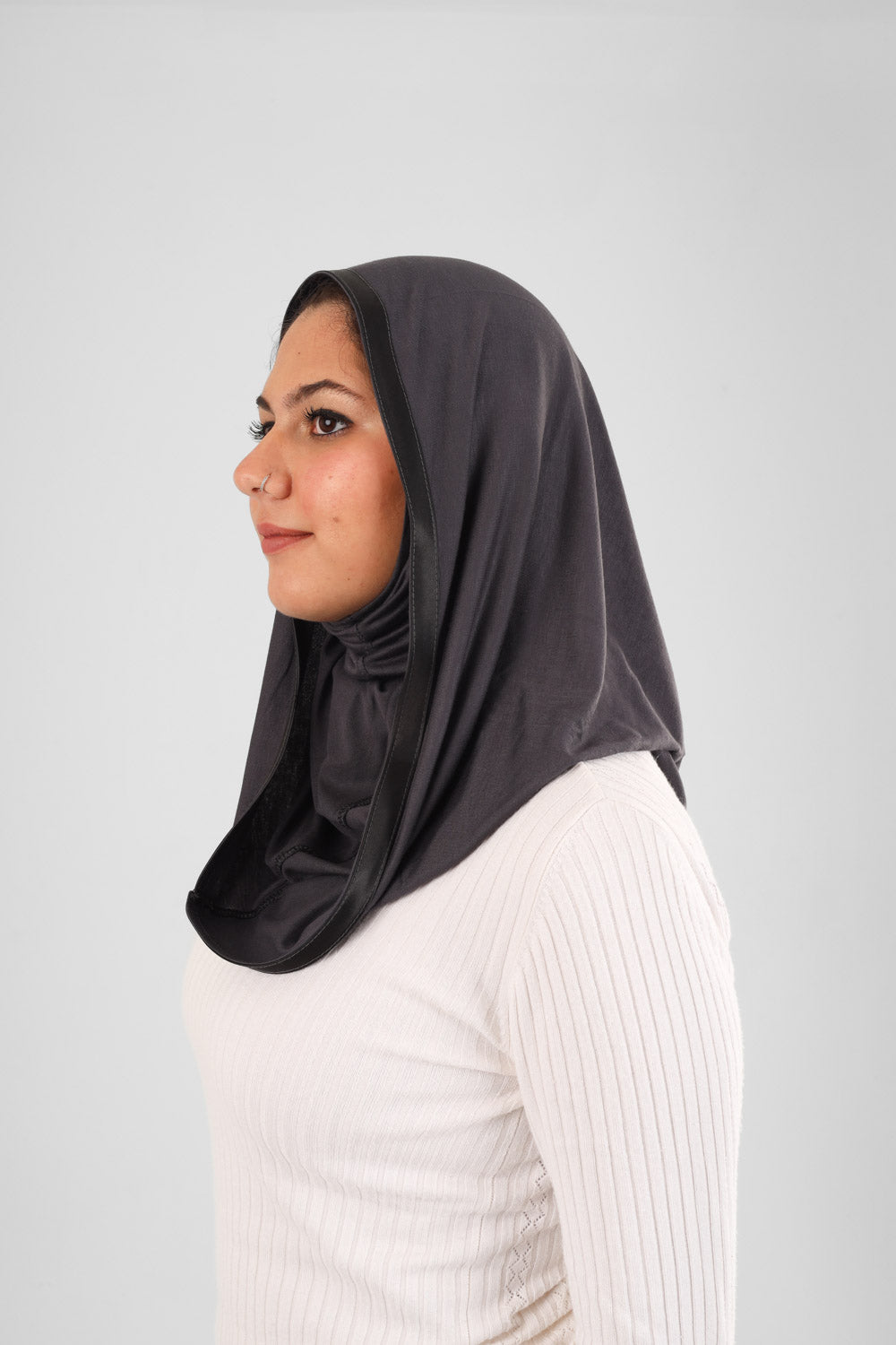 Quick scarf gray and black