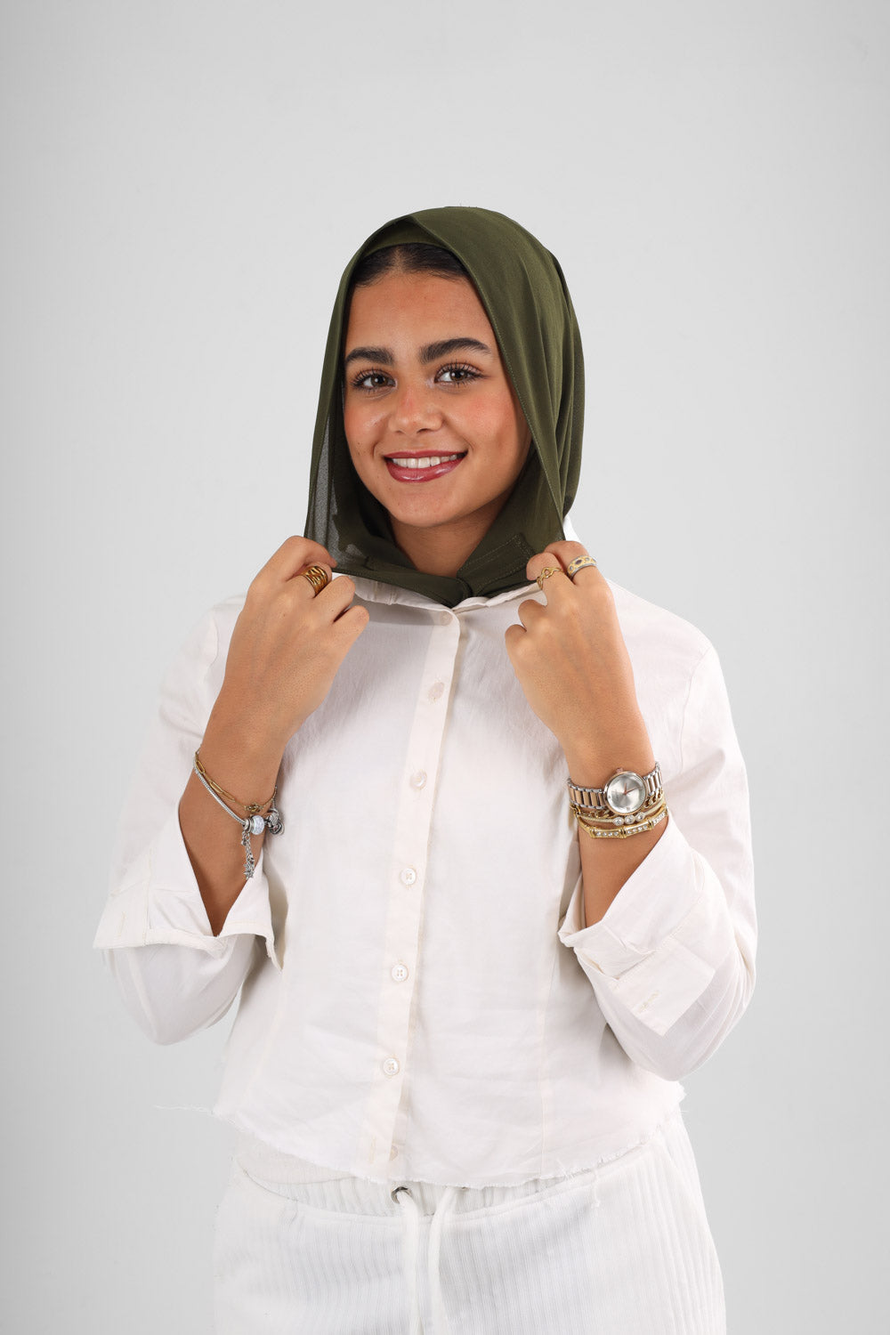 Loose Mini Scarf chiffon