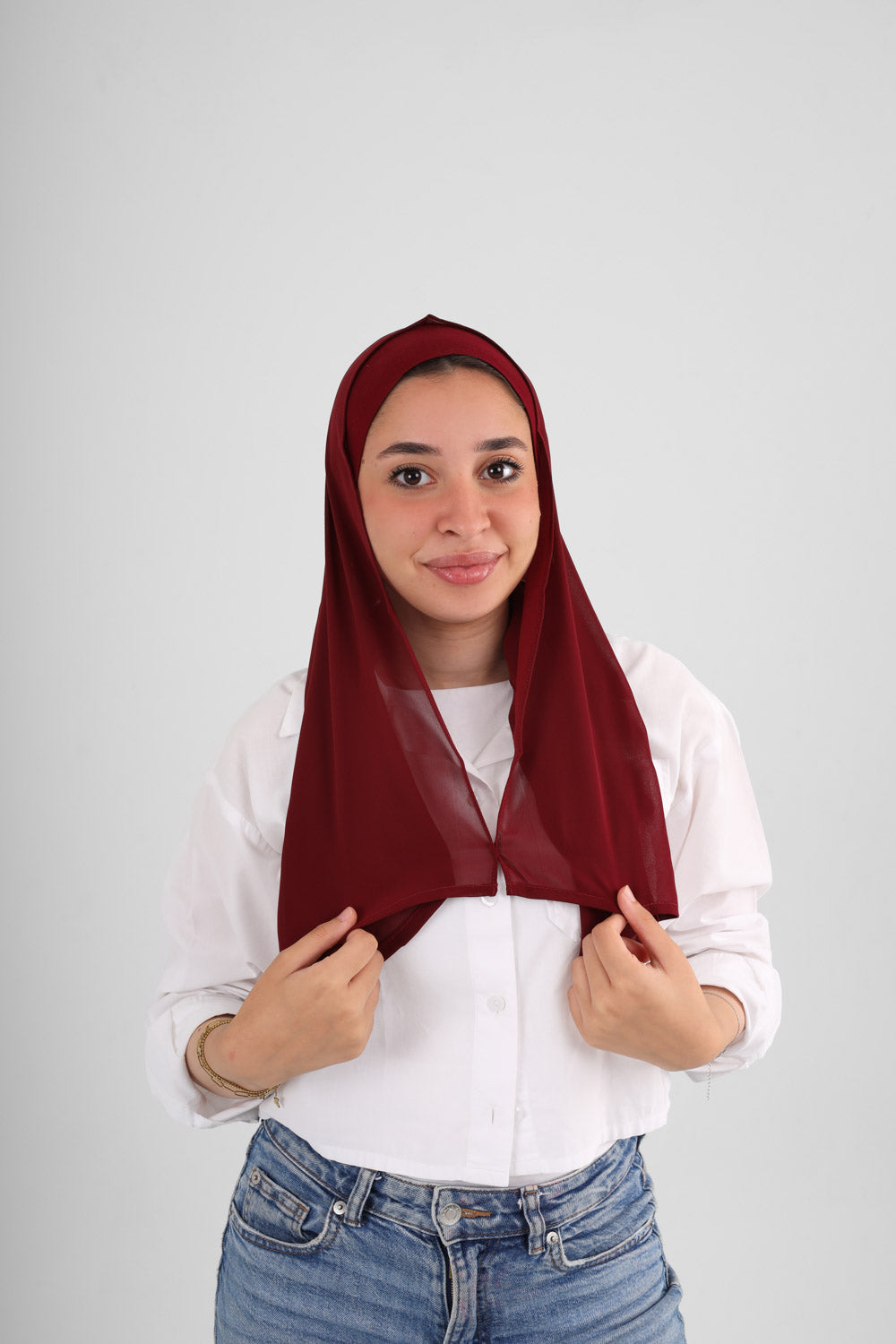 Loose Mini Scarf chiffon