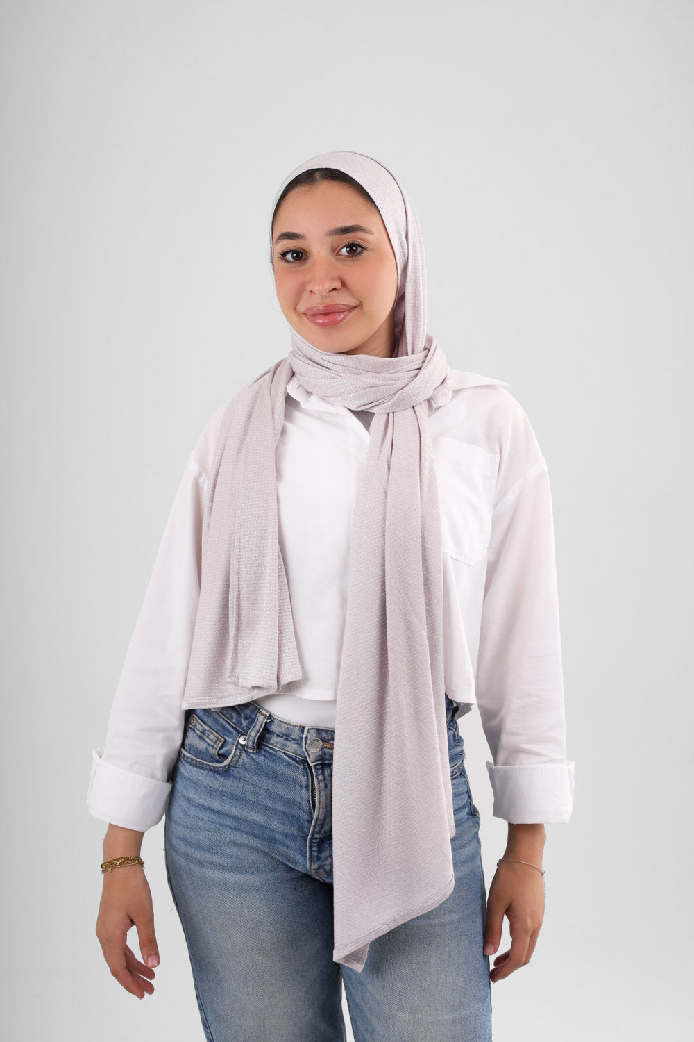 Sparkly Kuwaiti scarf with matching bandana