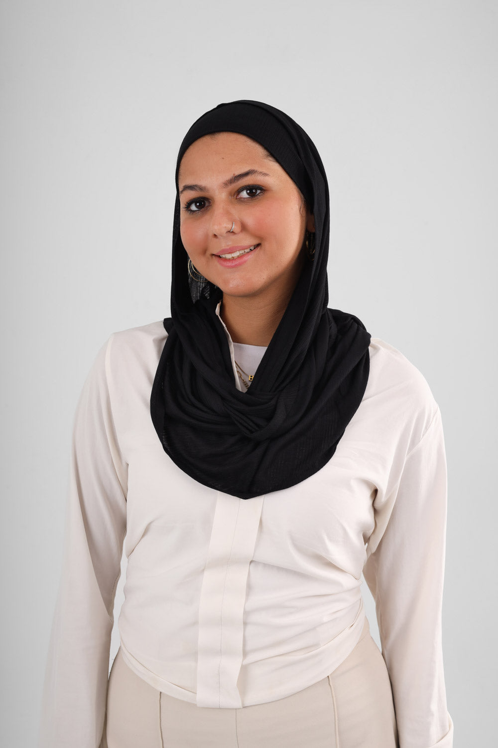 Mini Kuwaiti Scarf with Matching Bonnet Bandana
