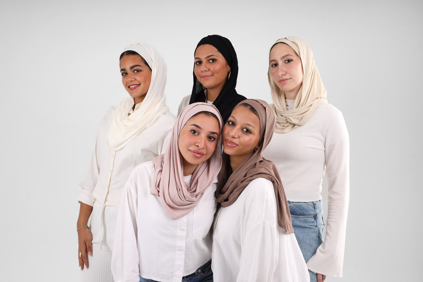 Mini Kuwaiti Scarf with Matching Bonnet Bandana