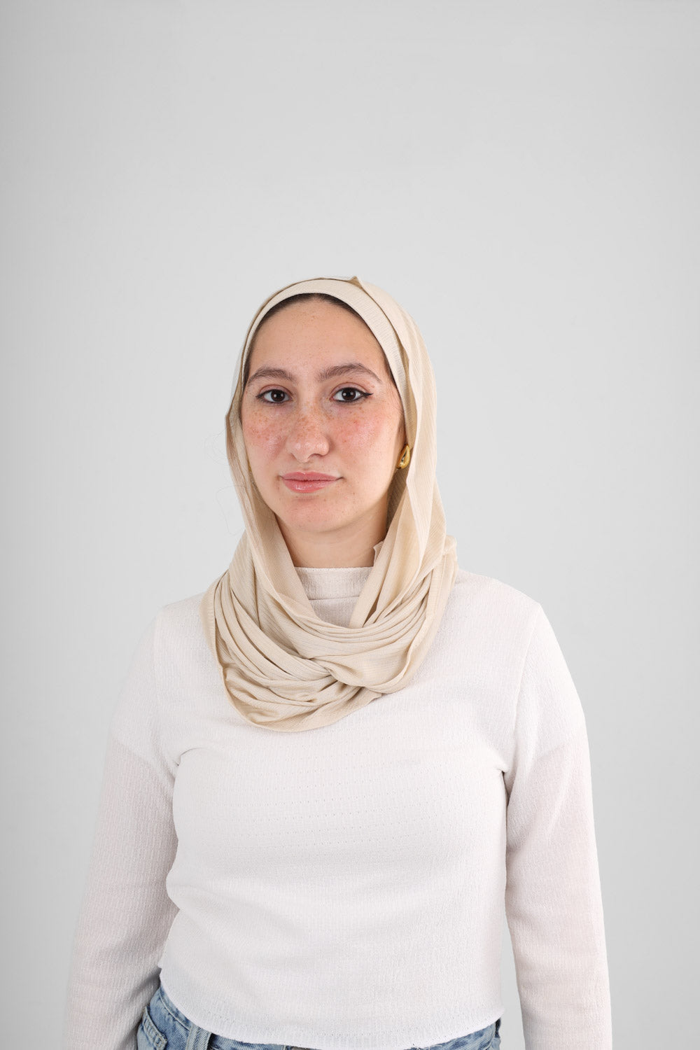 Mini Kuwaiti Scarf with Matching Bonnet Bandana