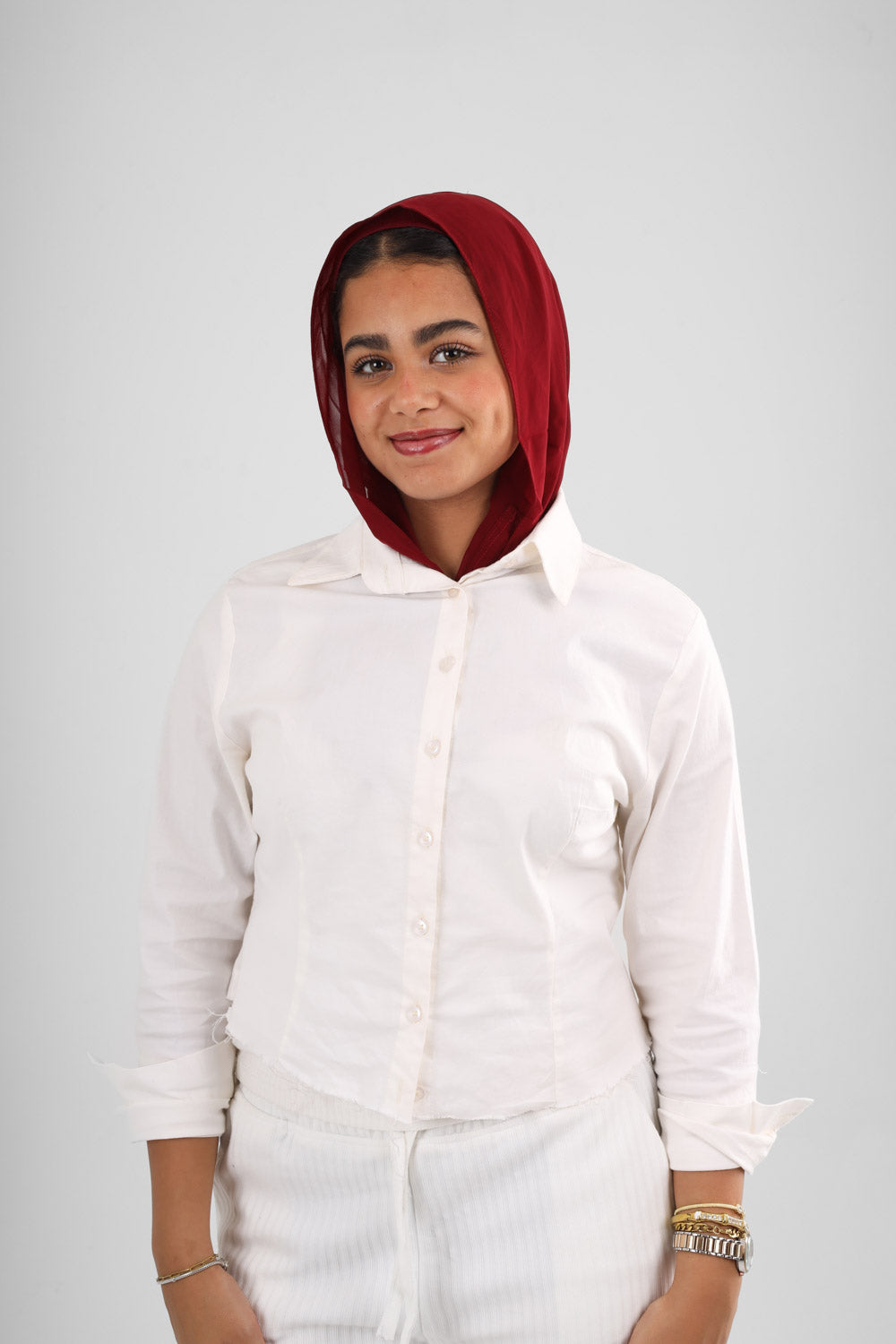 Loose Mini Scarf chiffon