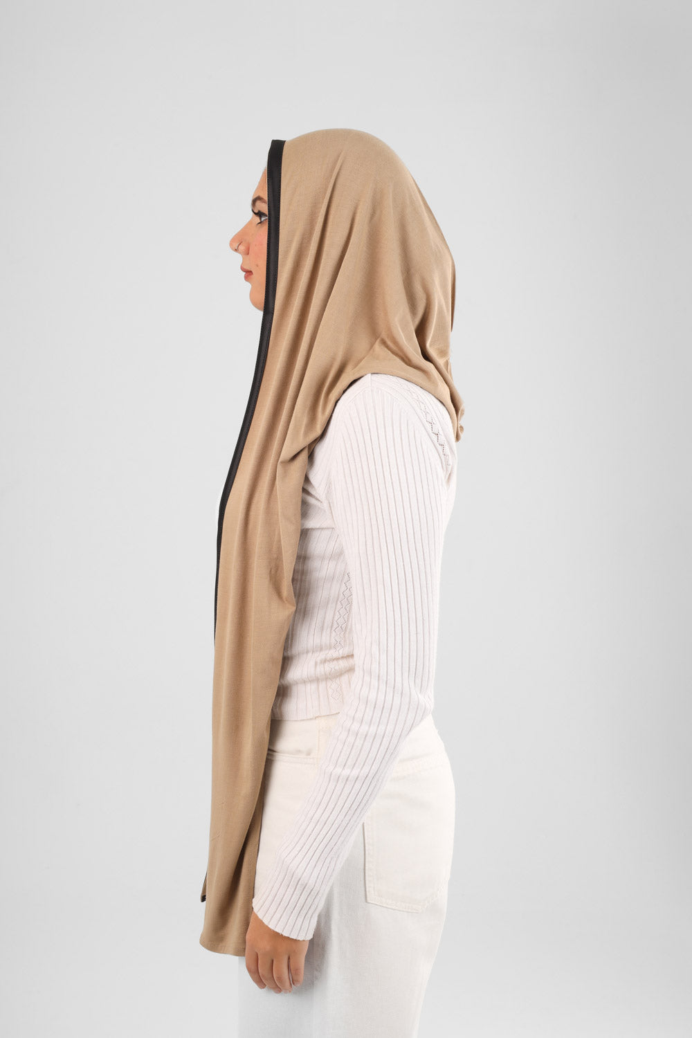 Cap Scarf cafe and black