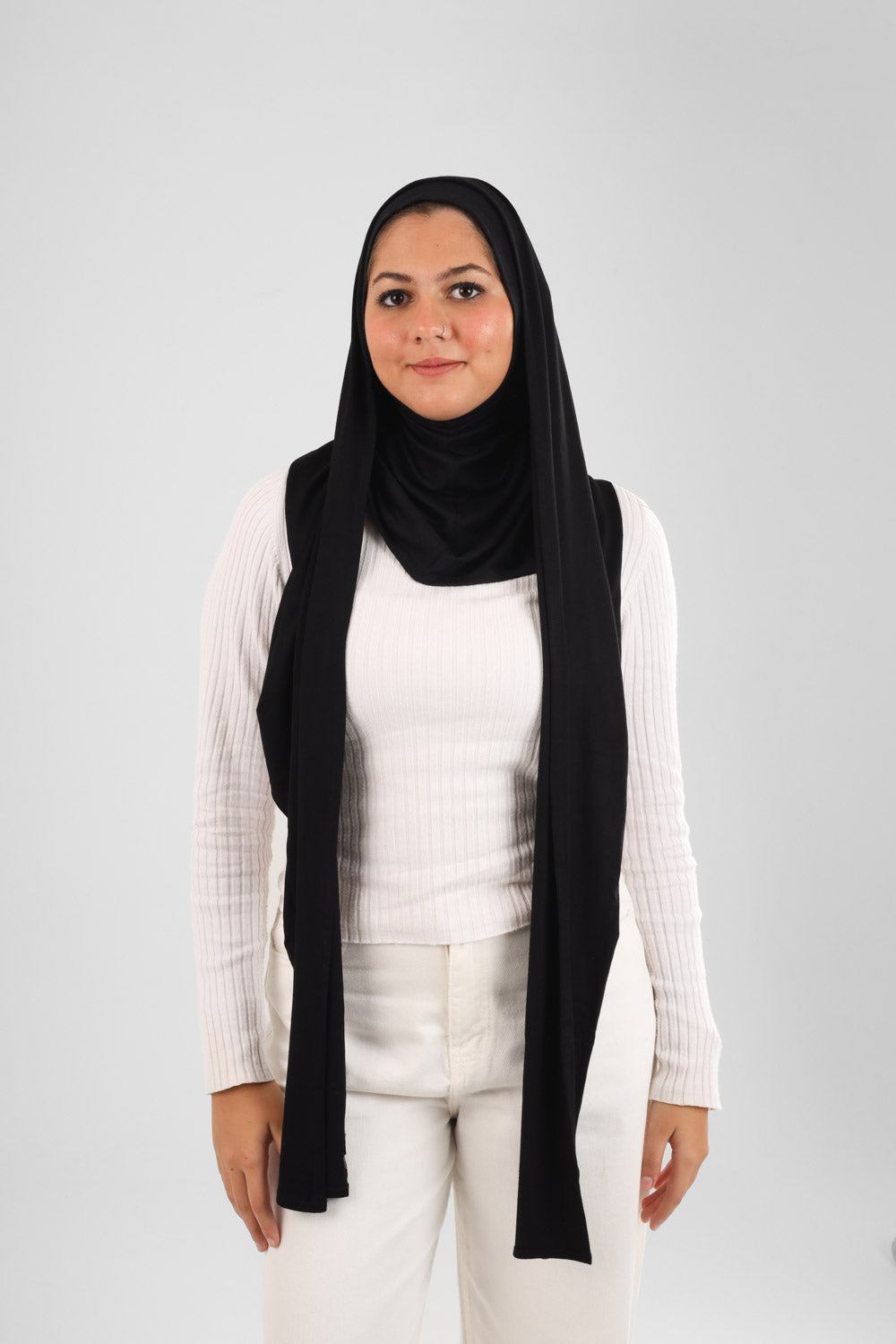 Cap scarf plain colors