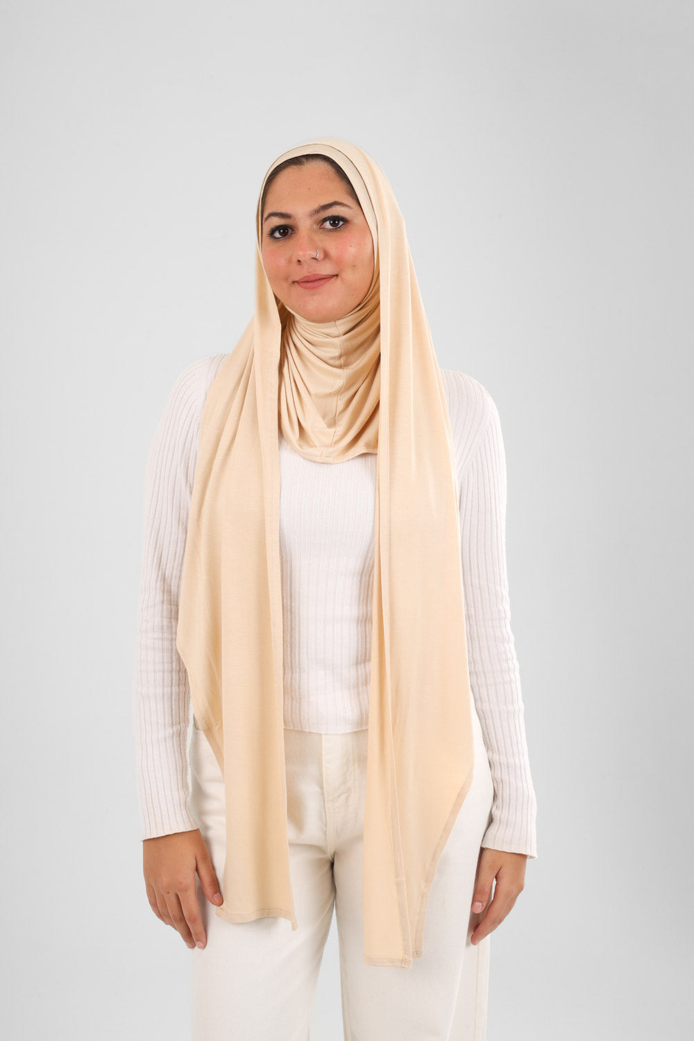 Cap scarf plain colors