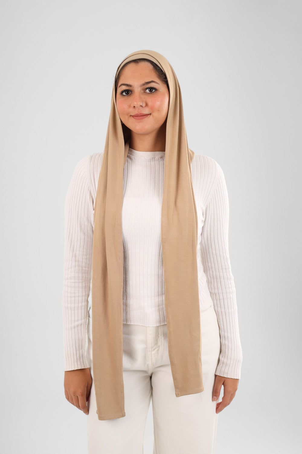 Cap scarf plain colors